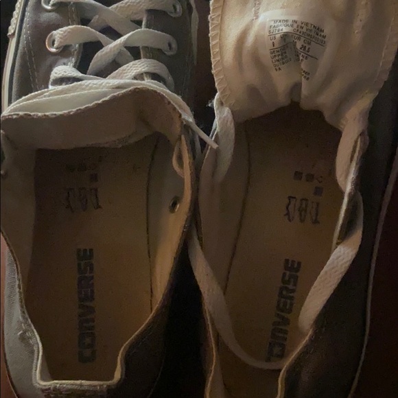 Light Grey Converse - Picture 3 of 3